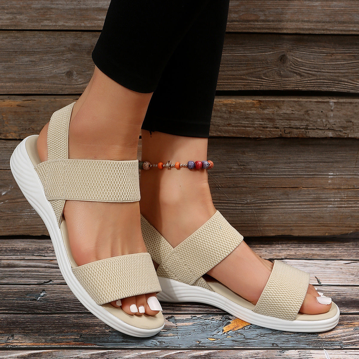 Sandalias de verano con cuña