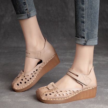 Sandalias de piel con suela blanda