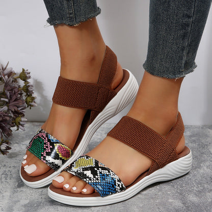 Sandalias de verano con cuña