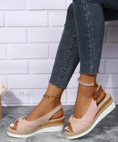 Sandalias de cuña para mujer