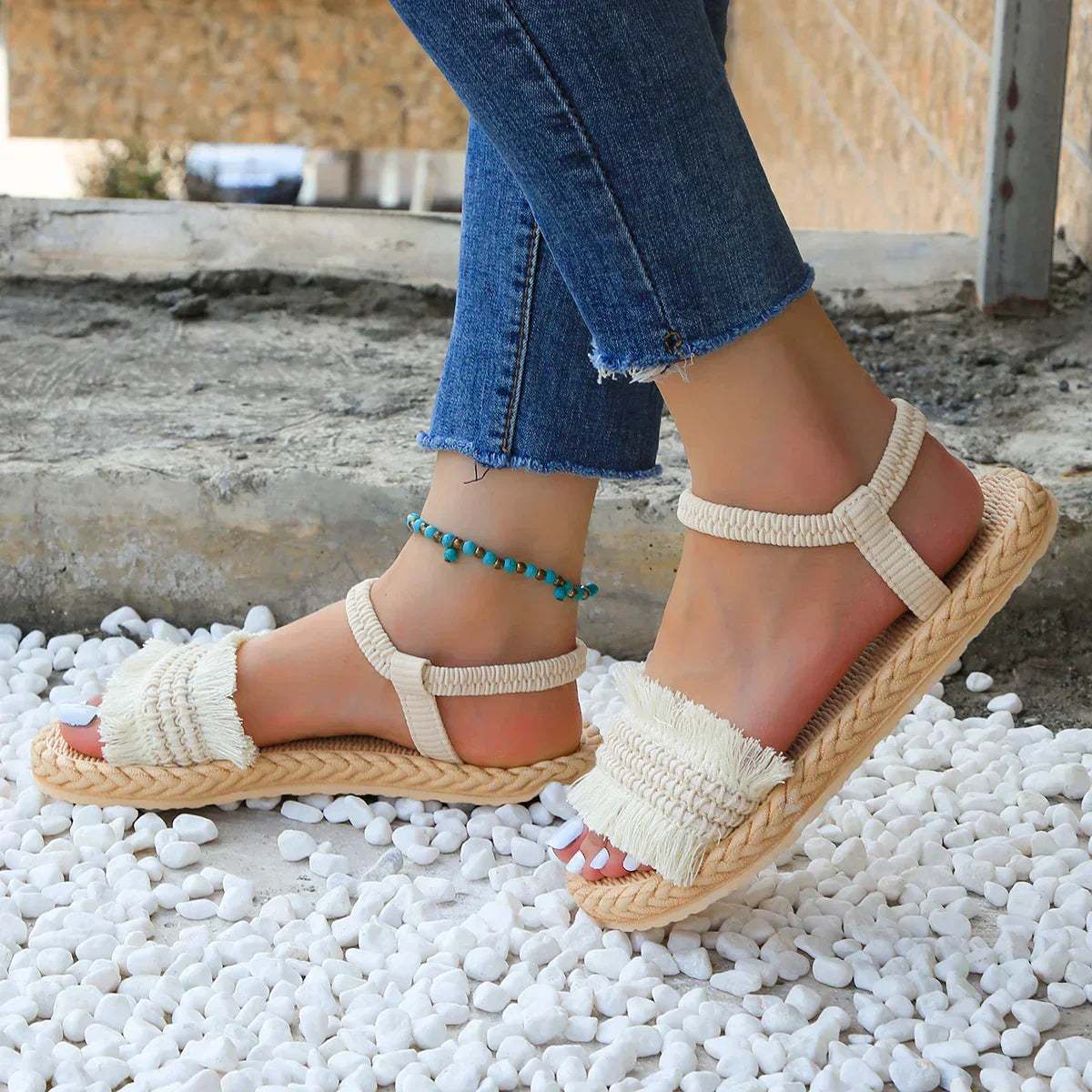 Sandalias elegantes y ligeras para el verano