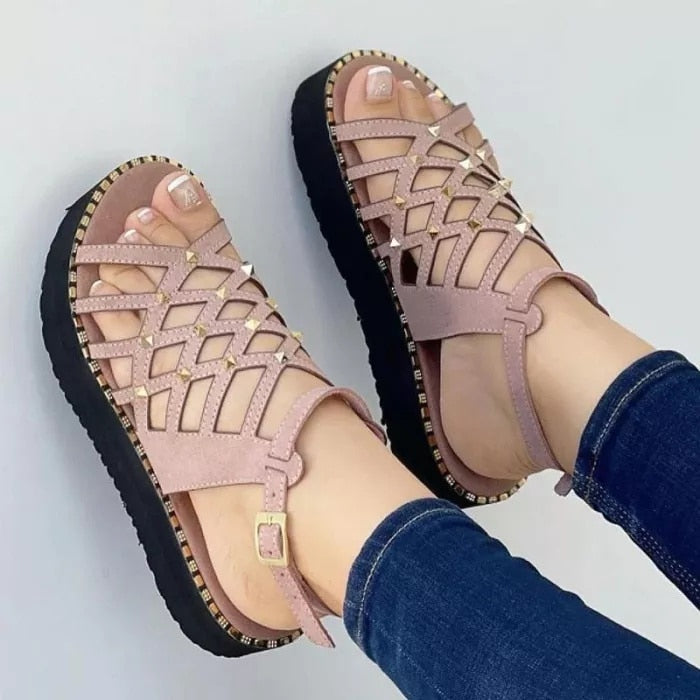 Sandalias estilo romano para mujer