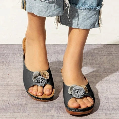 Sandalias de cuña para mujer