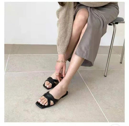 Sandalias de piel