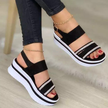 Sandalias de plataforma de verano para mujer