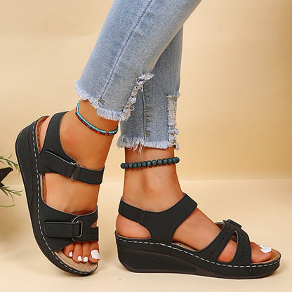 Sandalias de moda y aireadas