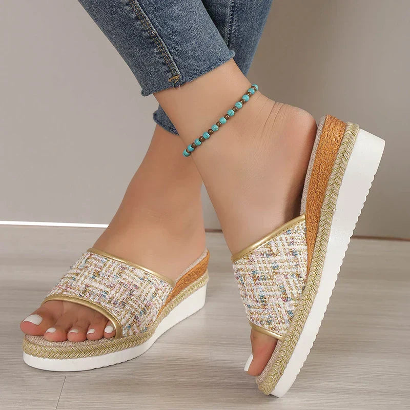 Sandalias de plataforma para mujer