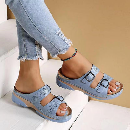 Zapatillas de cuña de verano para mujer