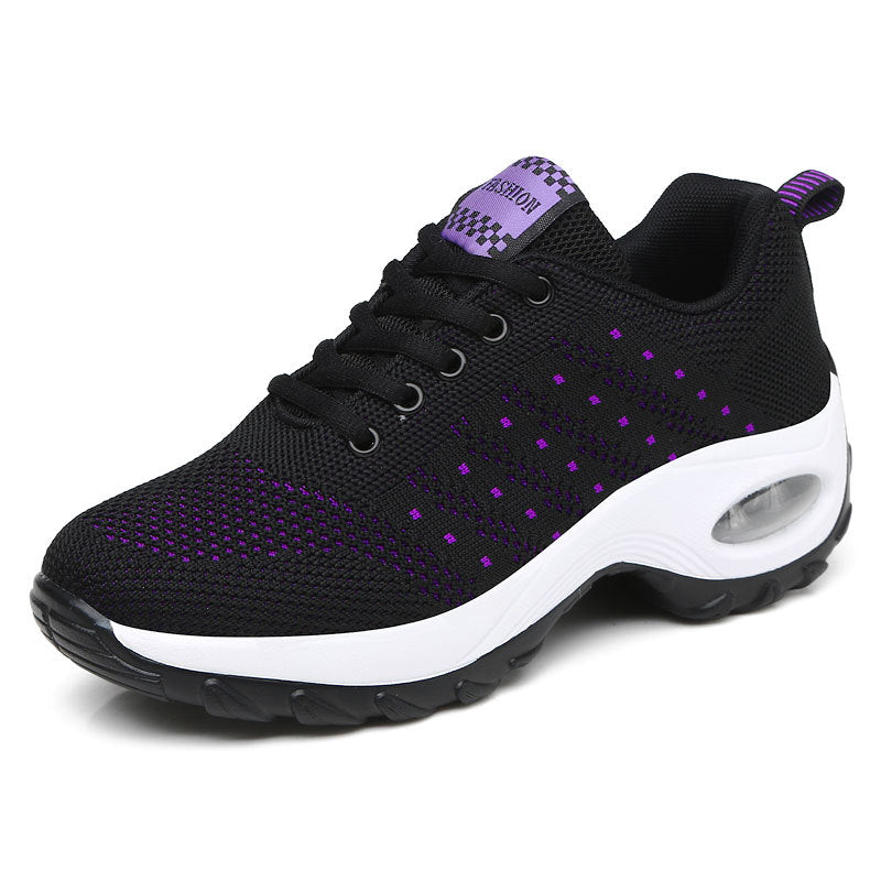 Vrouwen Casual Sport Trainer Ademend Running Sneakers Lace Up Schoenen