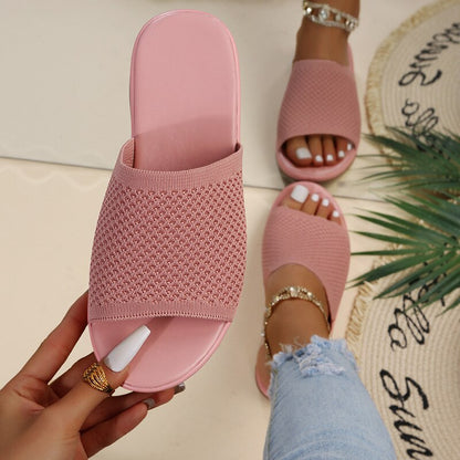 Sandalias de malla para mujer