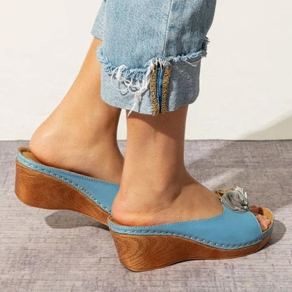 Sandalias de cuña para mujer