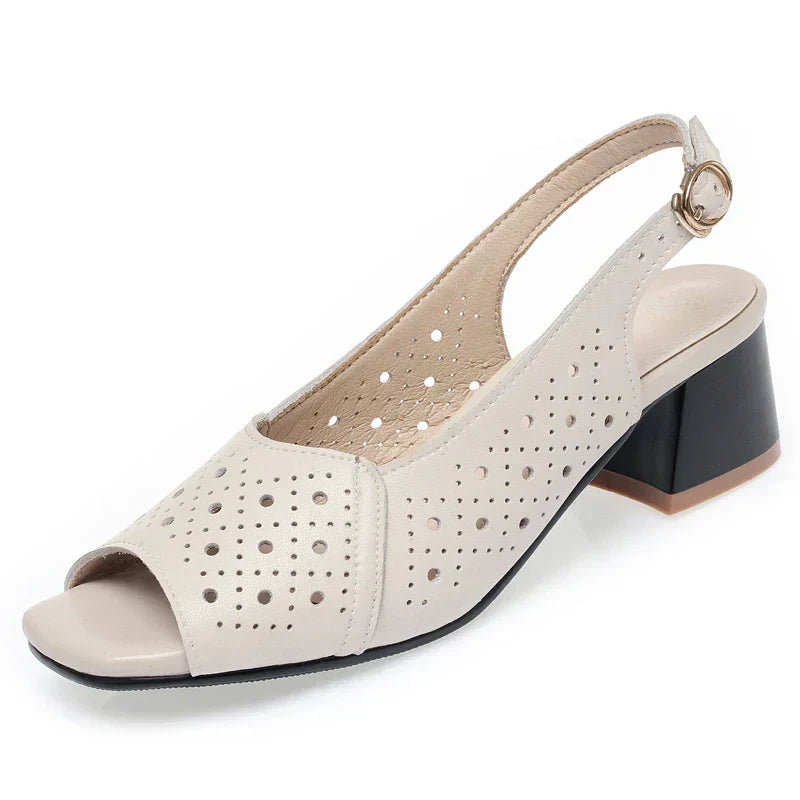 Sandalias de tacón bajo Portrait Slingback