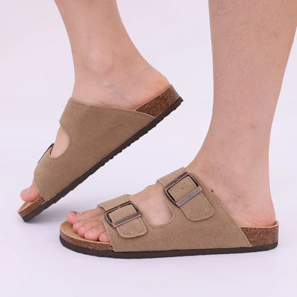 Sandalias de plataforma de corcho de moda moderna