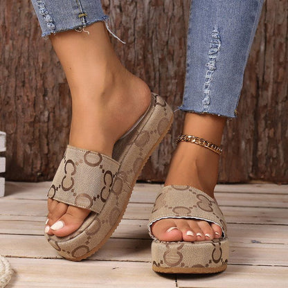 Sandalias de plataforma para mujer