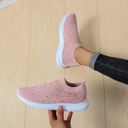 Vulcanised Shoes Sneakers Women's Trainers Sneakers de punto Women's Slip-on