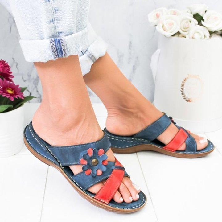 Sandalias Florales Cómodas de Verano