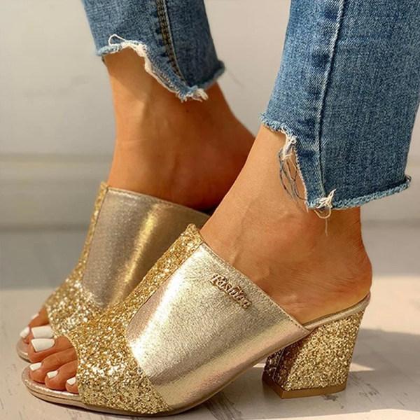 Sandalias de tacón para mujer