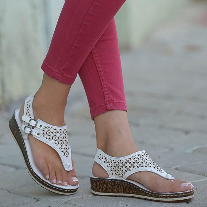 Sandalias de cuña para mujer