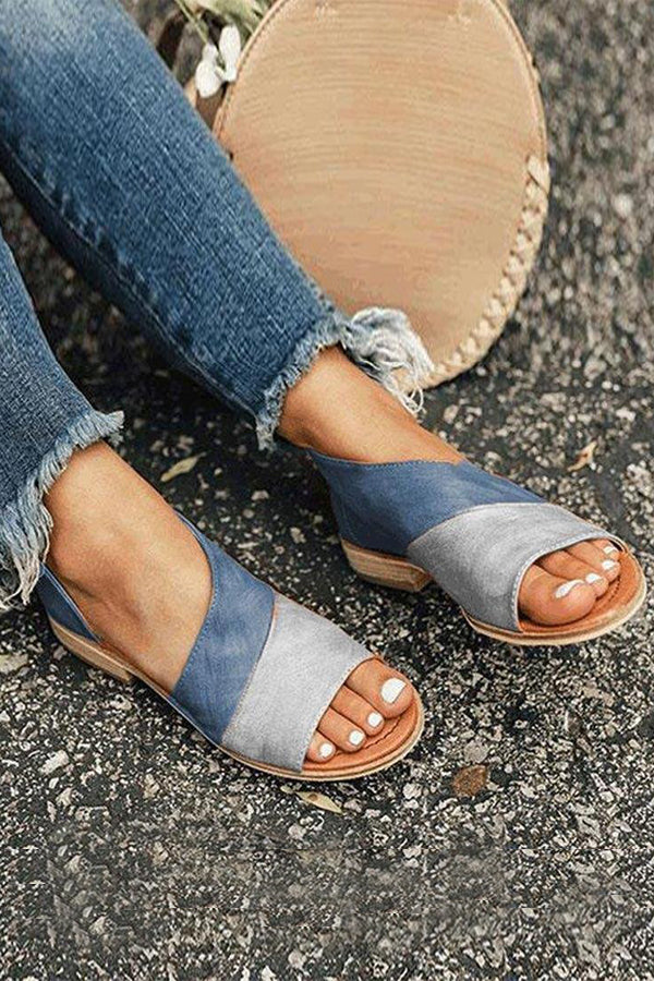 Sandalias de dedo abiertas para mujer