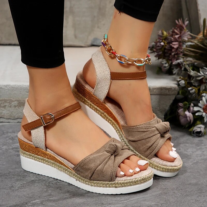 Sandalias de verano Slip On Espadrilles