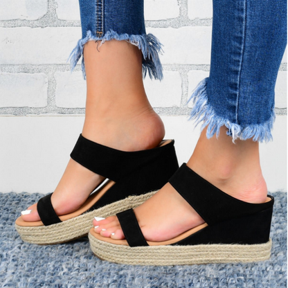 Sandalias de plataforma de verano para mujer