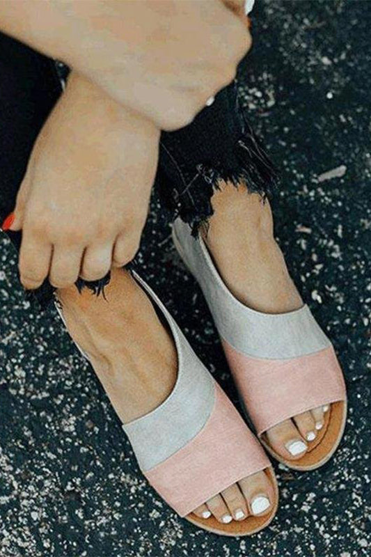 Sandalias de dedo abiertas para mujer