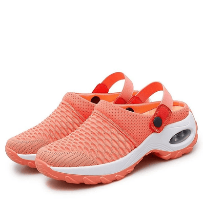 Mujer Air Cushion Plataforma Malla Mules Sneaker Sandalias