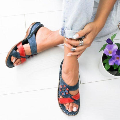 Sandalias Florales Cómodas de Verano