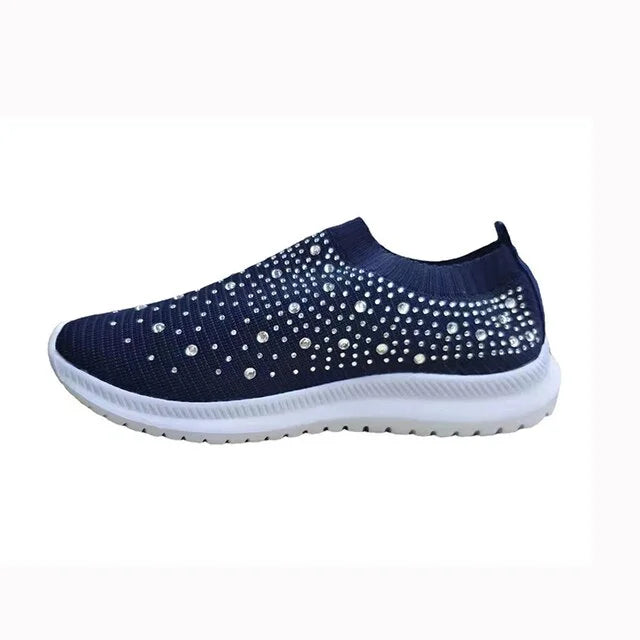 Vulcanised Shoes Sneakers Women's Trainers Sneakers de punto Women's Slip-on