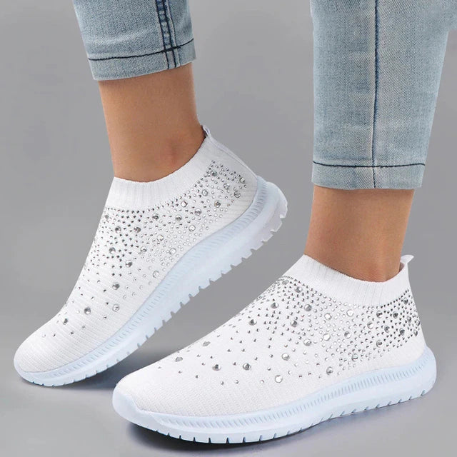 Vulcanised Shoes Sneakers Women's Trainers Sneakers de punto Women's Slip-on