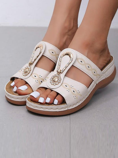 Sandalias de cuña para mujer