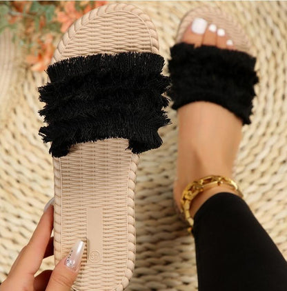 Sandalias glamurosas y ligeras