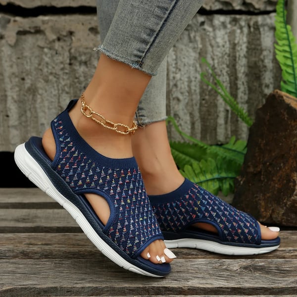 Sandalias ortopédicas de cuña para mujer