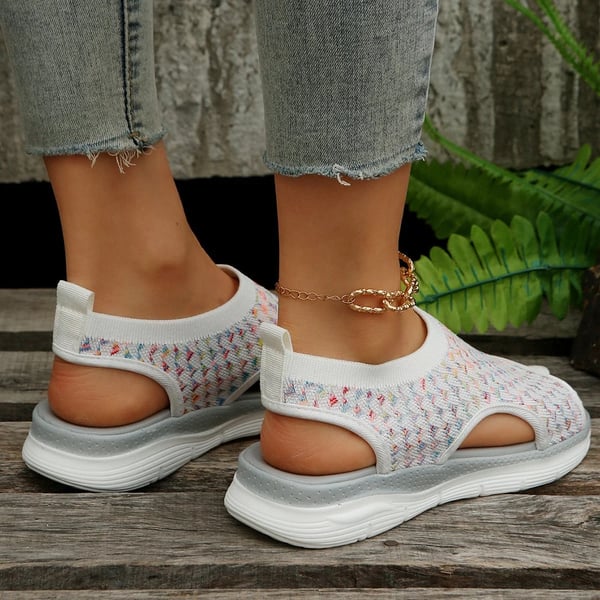 Sandalias ortopédicas de cuña para mujer