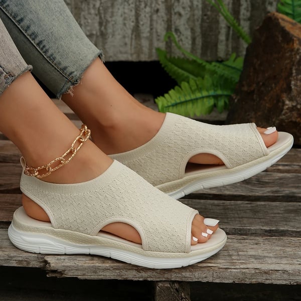 Sandalias ortopédicas de cuña para mujer