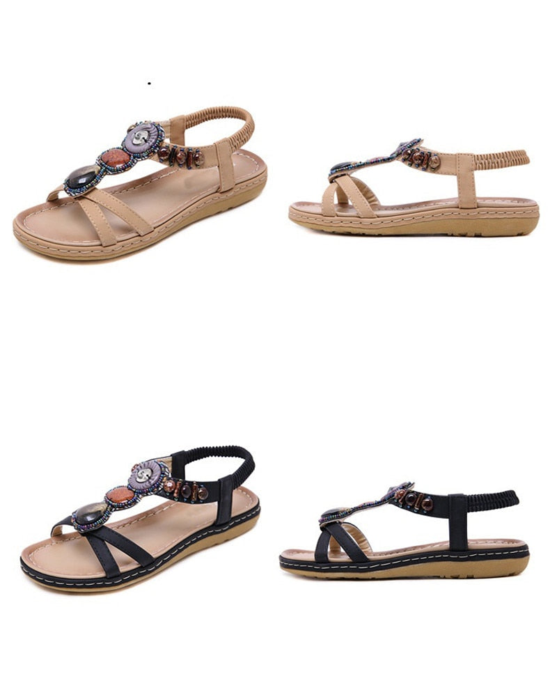 Sandalias bohemias de verano para mujer