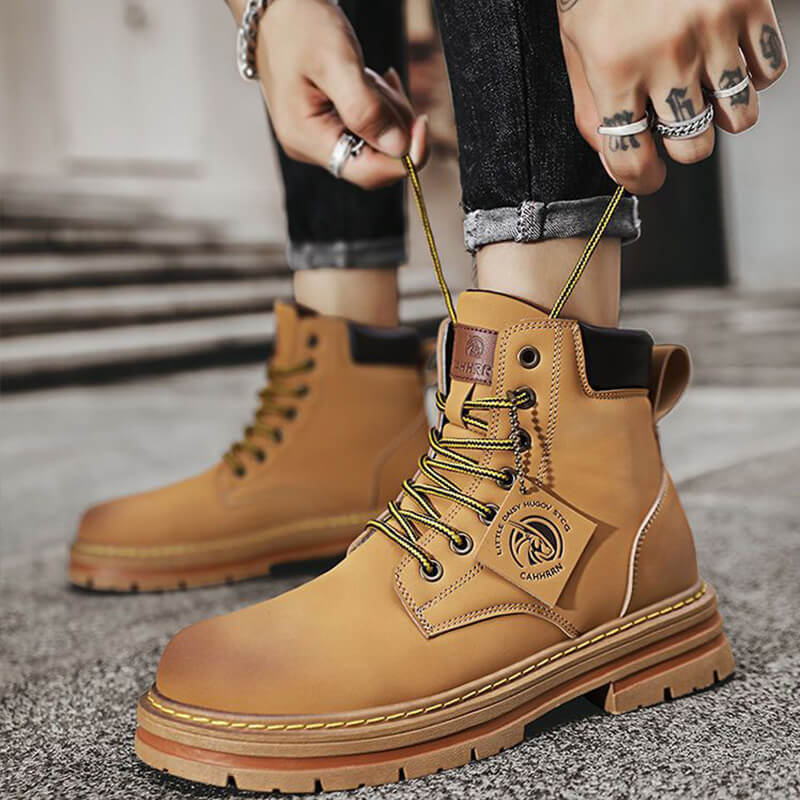 Botas de combate clásicas y elegantes para hombre