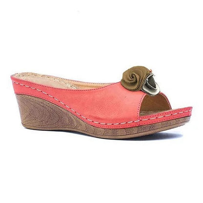 Sandalias de cuña para mujer Sandalias estilo babucha