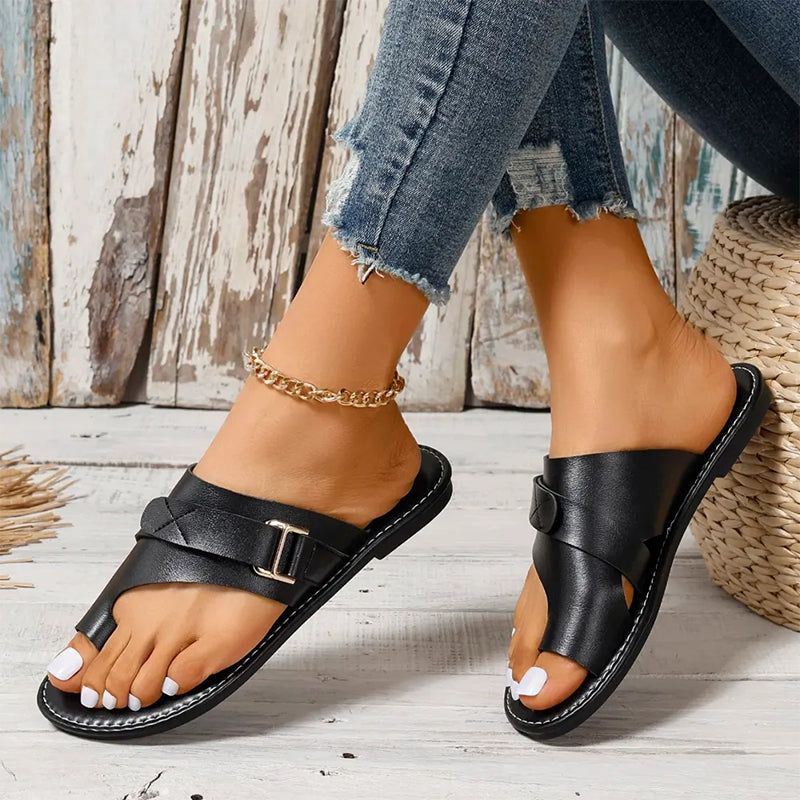 Sandalias de piel chic