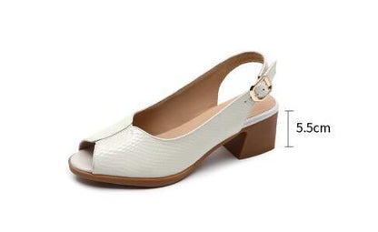 Sandalias de piel para mujer